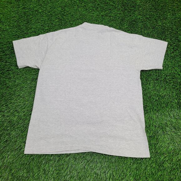 Vintage 90s Funny Big-Head Cartoon Shirt L/XL 22x28 Who-Care's - Picture 2 of 14